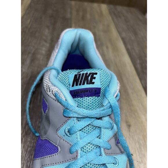 Nike Lunarfly+ 3 Pure Platinum Gray Blue Running Shoes Womens Size 11 487751-004 - Picture 10 of 14